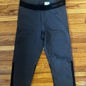 Nike Pro Charcoal Leggings